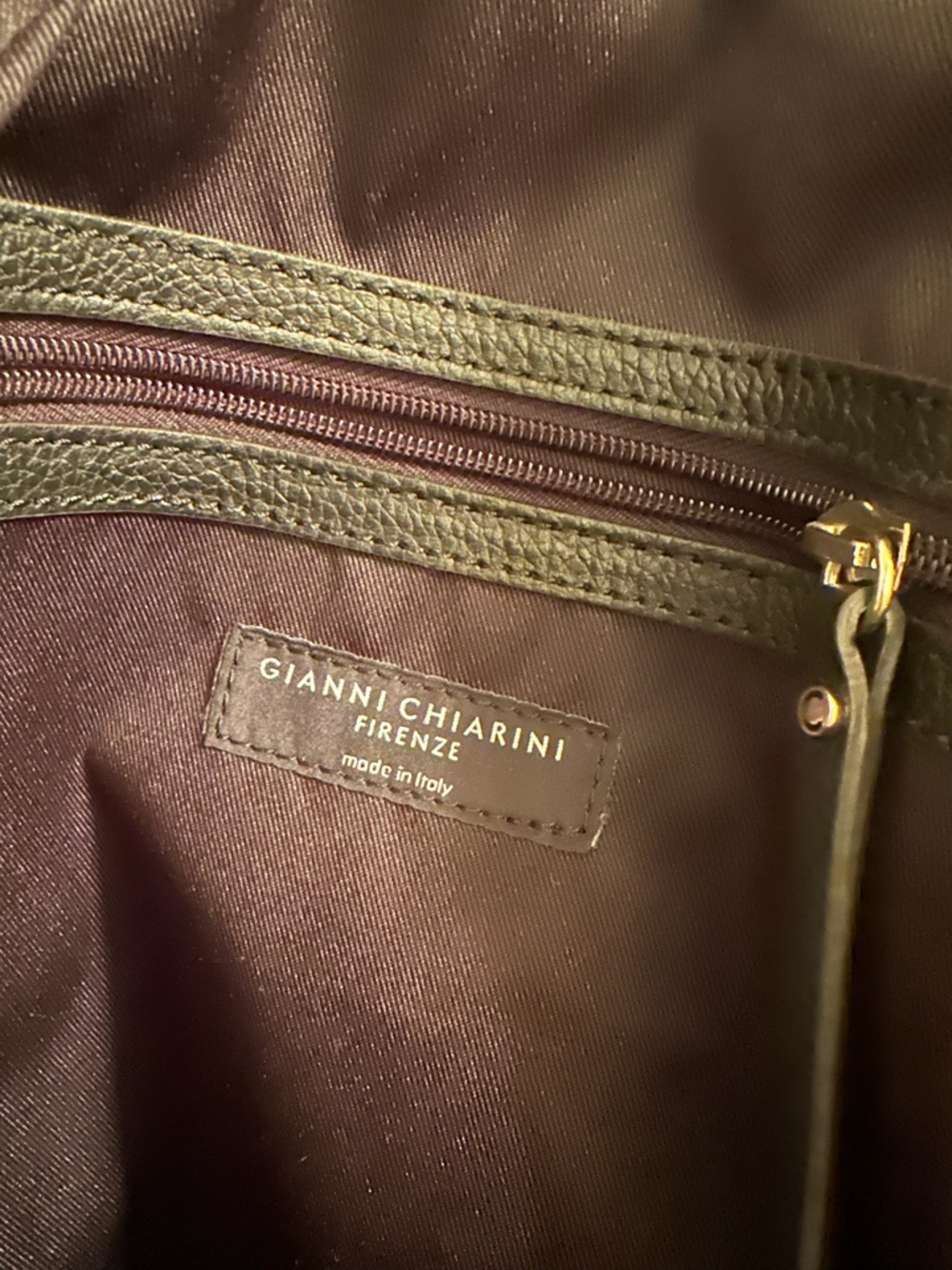 Gianni Chiarini Leather Backpack - Picture 7 of 7